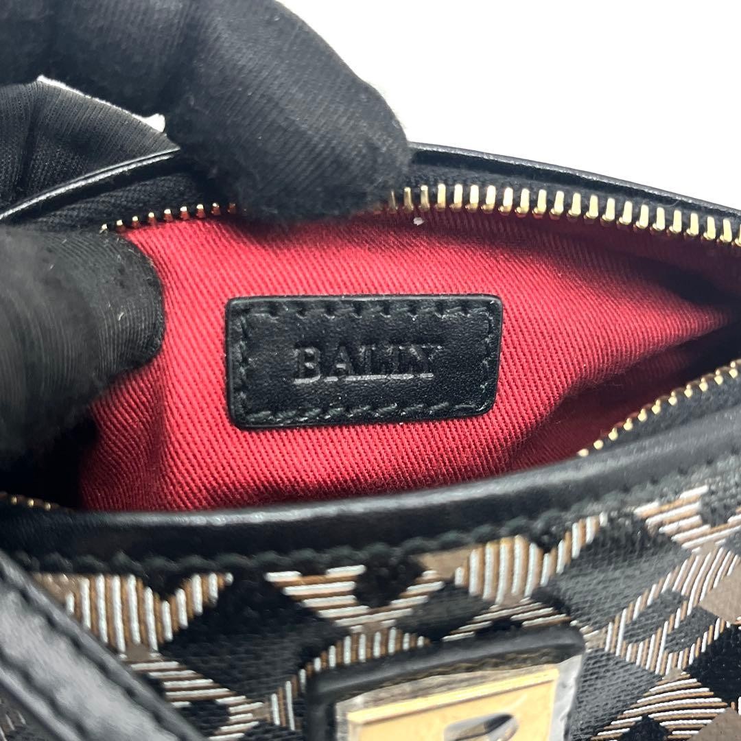 BALLY Monogram PVC Mini Pouch Y2K 2855 27a