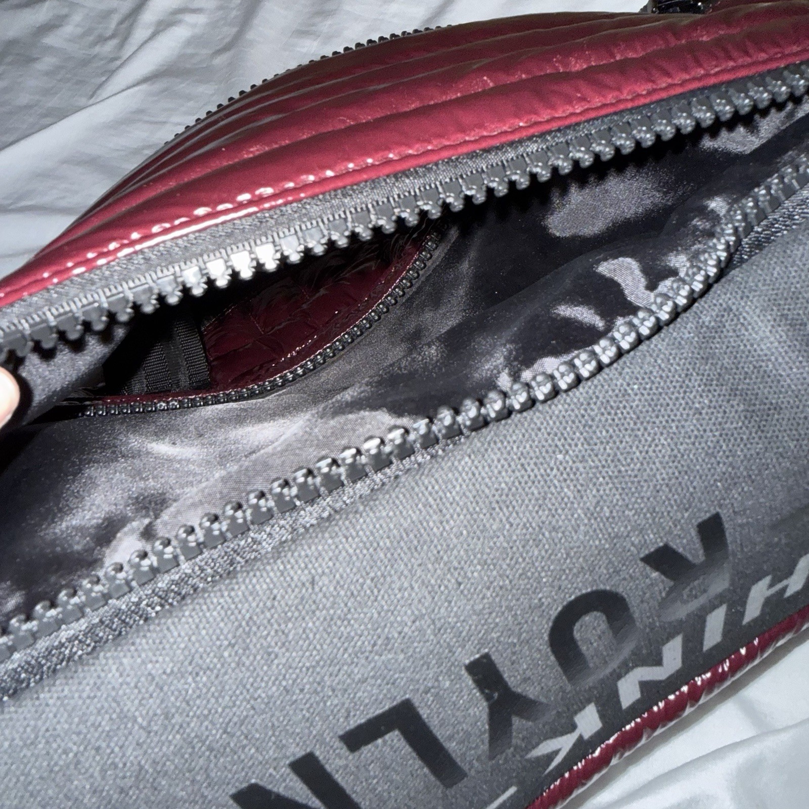 Think Royln Travel Tote Bag Plum Nylon