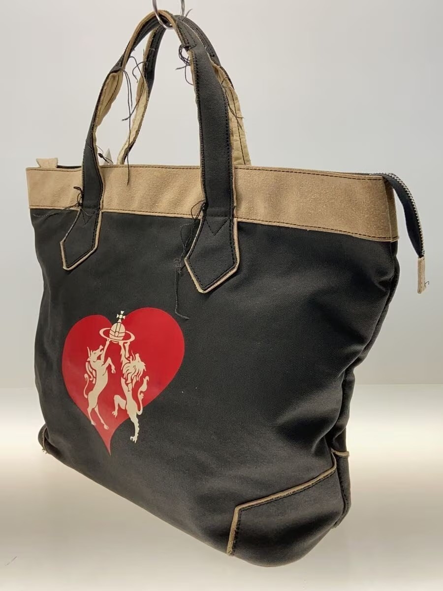Vivienne Westwood Tote bag Black Canvas Women Shoulder bag