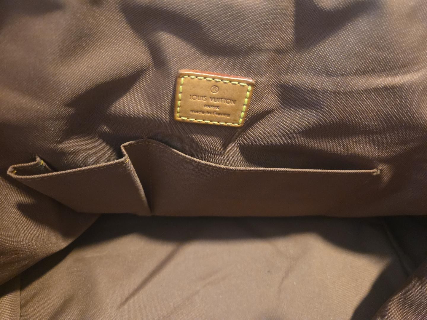 Louis Vuitton Monogram Zip Satchel Top Handle Medium Gold Hardware Charm