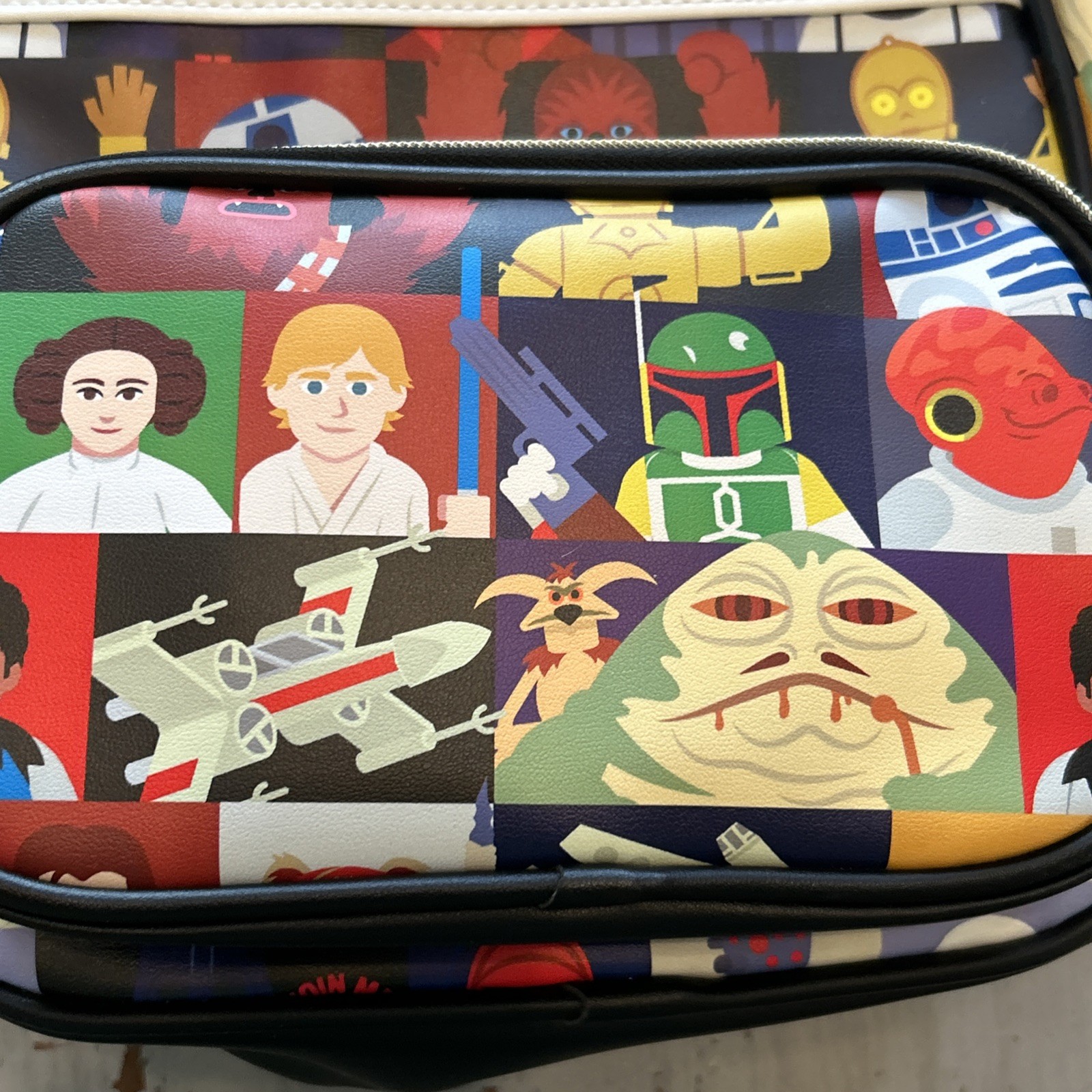 Star Wars Characters Mini Back Pack Lucas Films Jaba Han Ewok Millennium Falcon