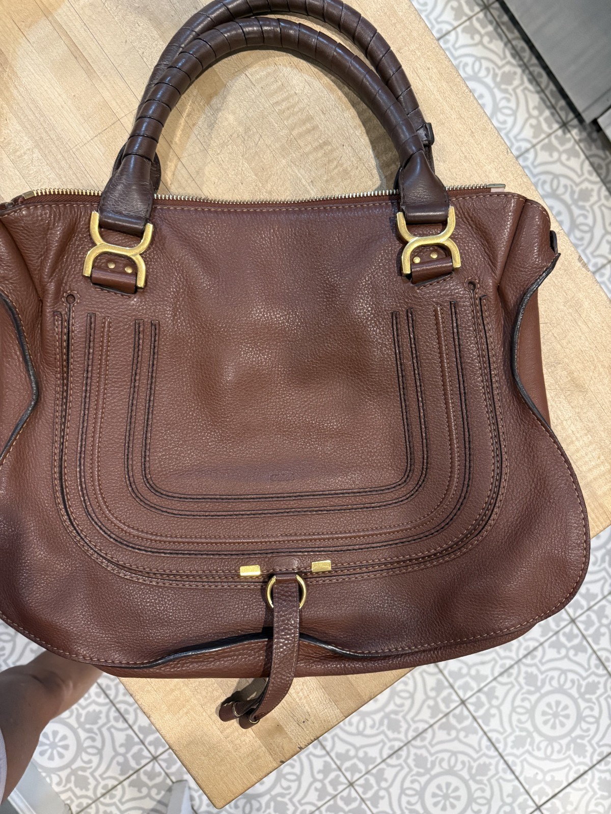 Chloe Marcie Shoulder Bag Leather Large, Great condition.