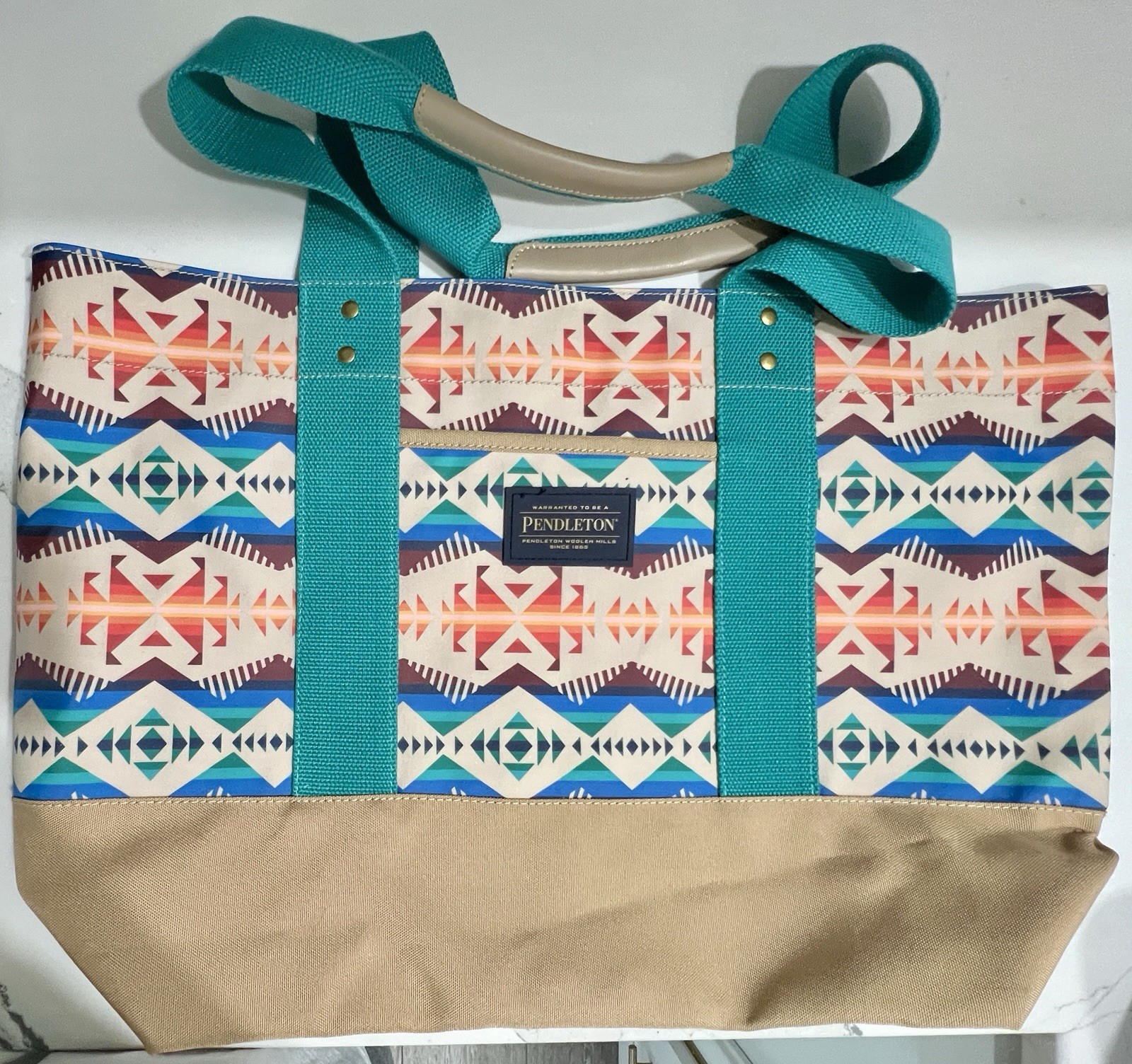 NWOT Pendleton Women’s Canopy XLarge Size Tote Bag Shop Travel Pool Beach MINT