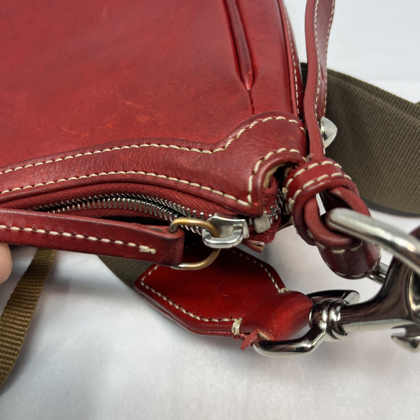 Dooney & Bourke Bordeaux Florentine Toscana Large Crossbody Hobo