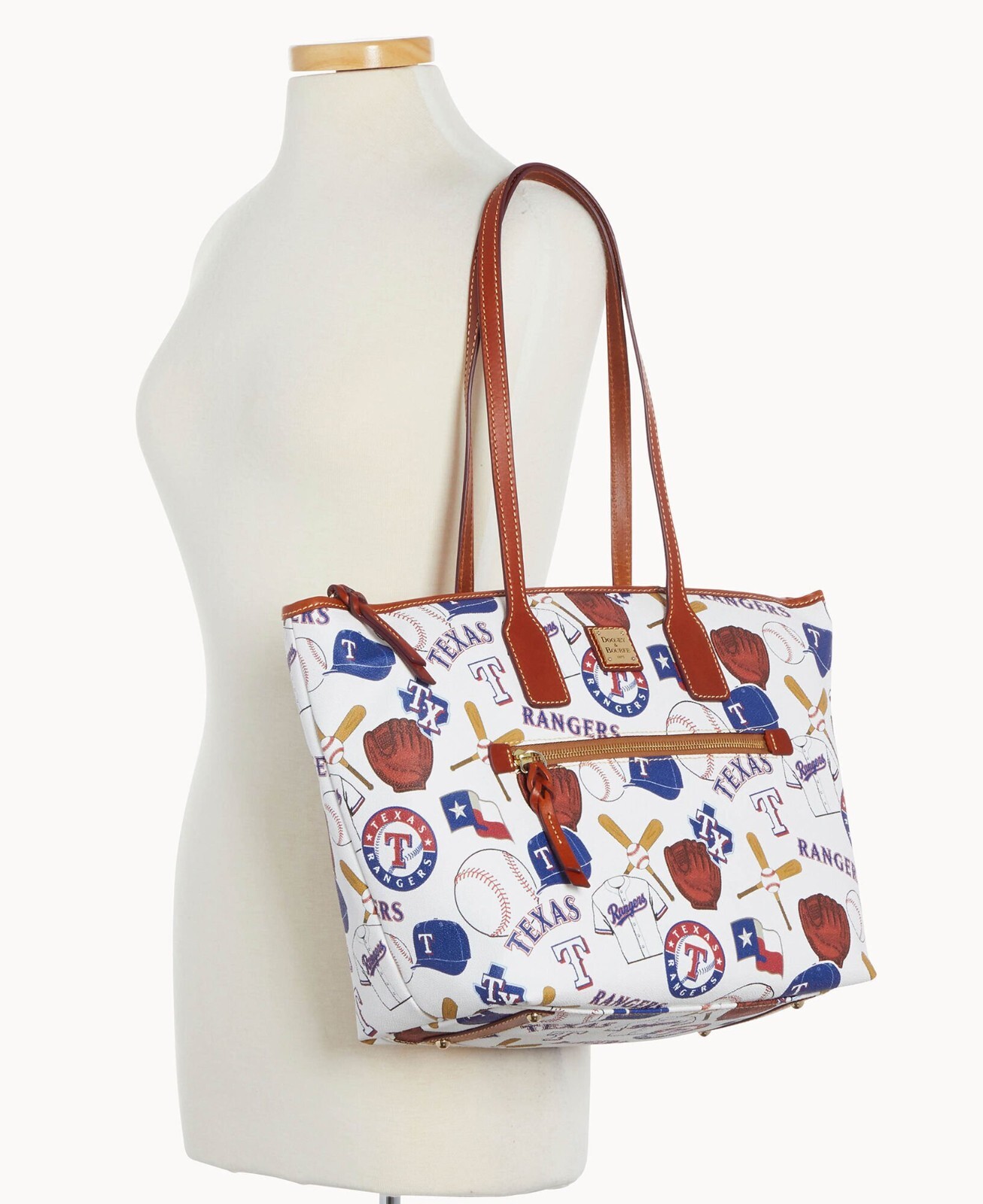 NWT Dooney & Bourke MLB Tote Texas Rangers $328