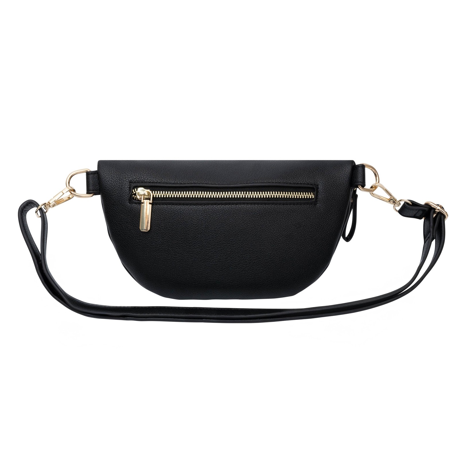 Anti-Theft RFID Crossbody Bag for Travel | Faraday Fabric, 2 Straps, Black
