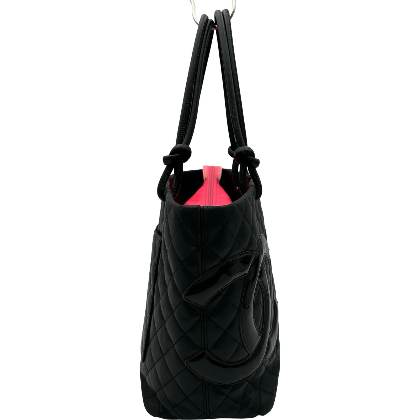 CHANEL Cambon Line Tote Large Black Tote #OKB2906