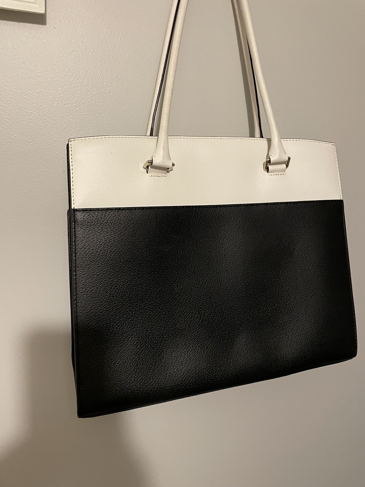 KATE SPADE New York Grove Street Caley Womens Black & White Handbag Purse