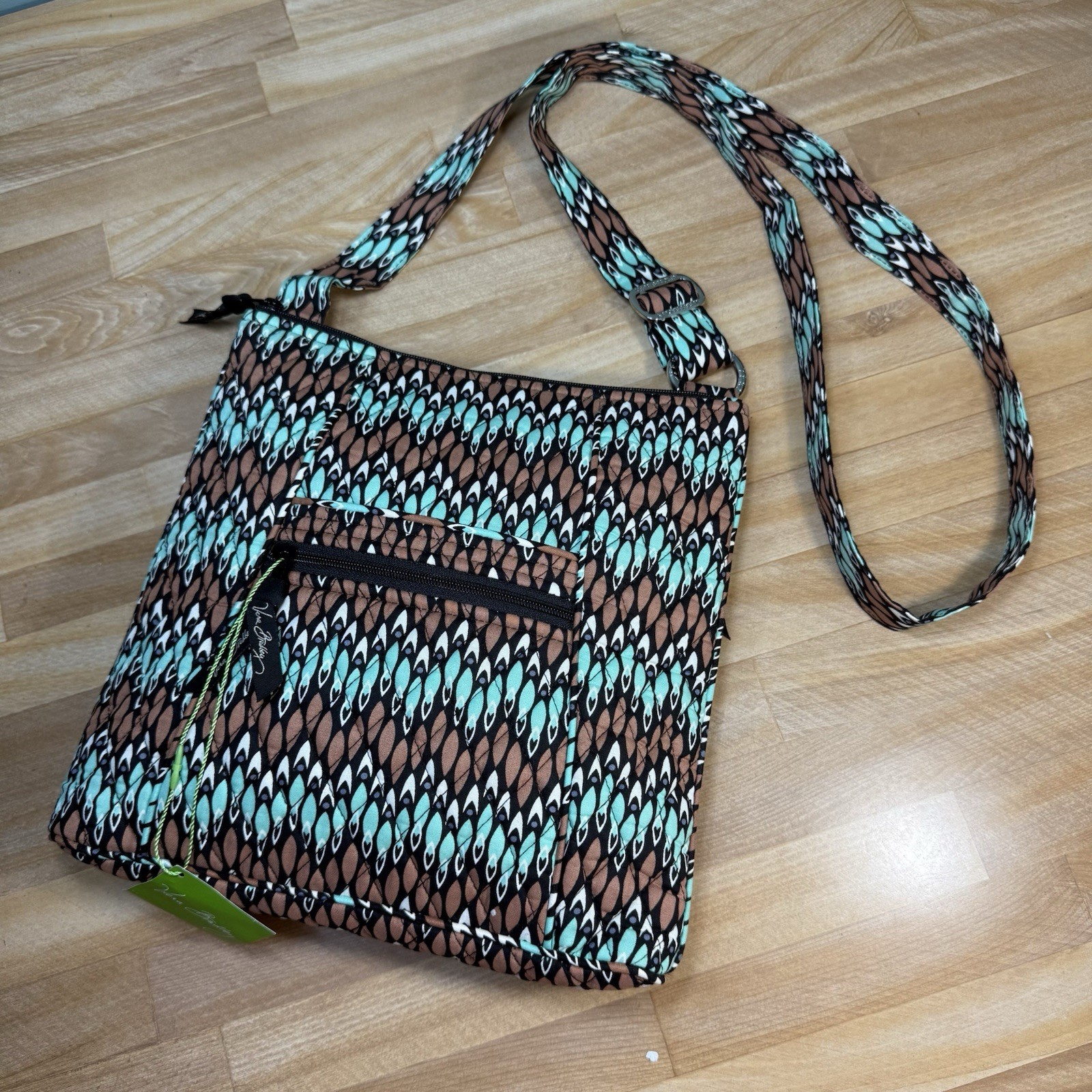NWT Vera Bradley Sierra Stream Hipster Crossbody Shoulder Bag Purse Earthy BOHO