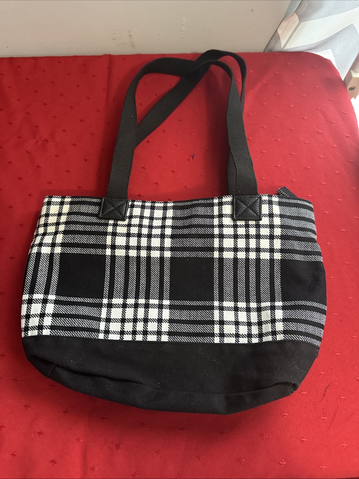 Thirty-One 31 Retro Metro Tote/lunch/purse Bag Perfectly Plaid