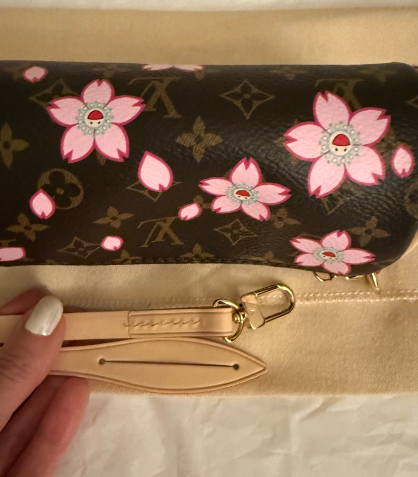 Louis Vuitton Murakami Cherry Blossom Mini Papillon Pouch Pochette LV x TM 2025