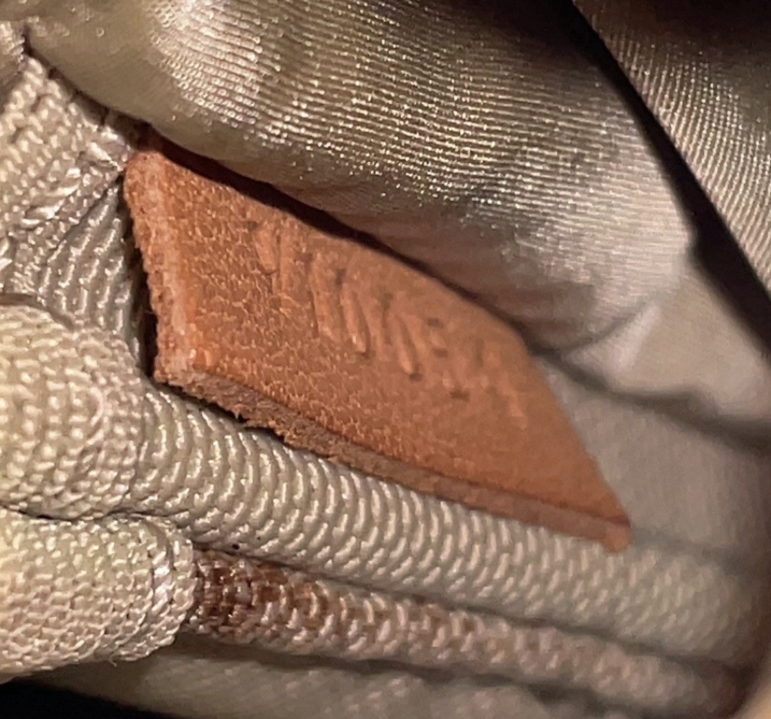 Louis Vuitton Alma Petit Mesage Shoulder Bag Khaki Canvas