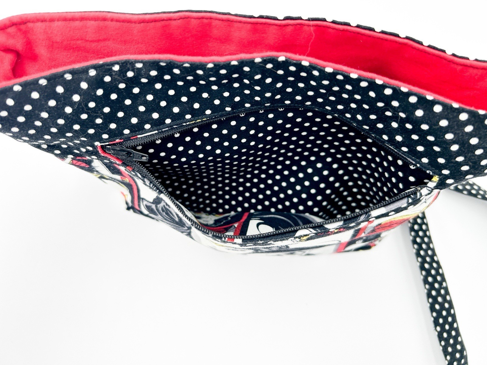 Wonder Woman Cloth Crossbody Bag Purse Sewn Possibly Handmade