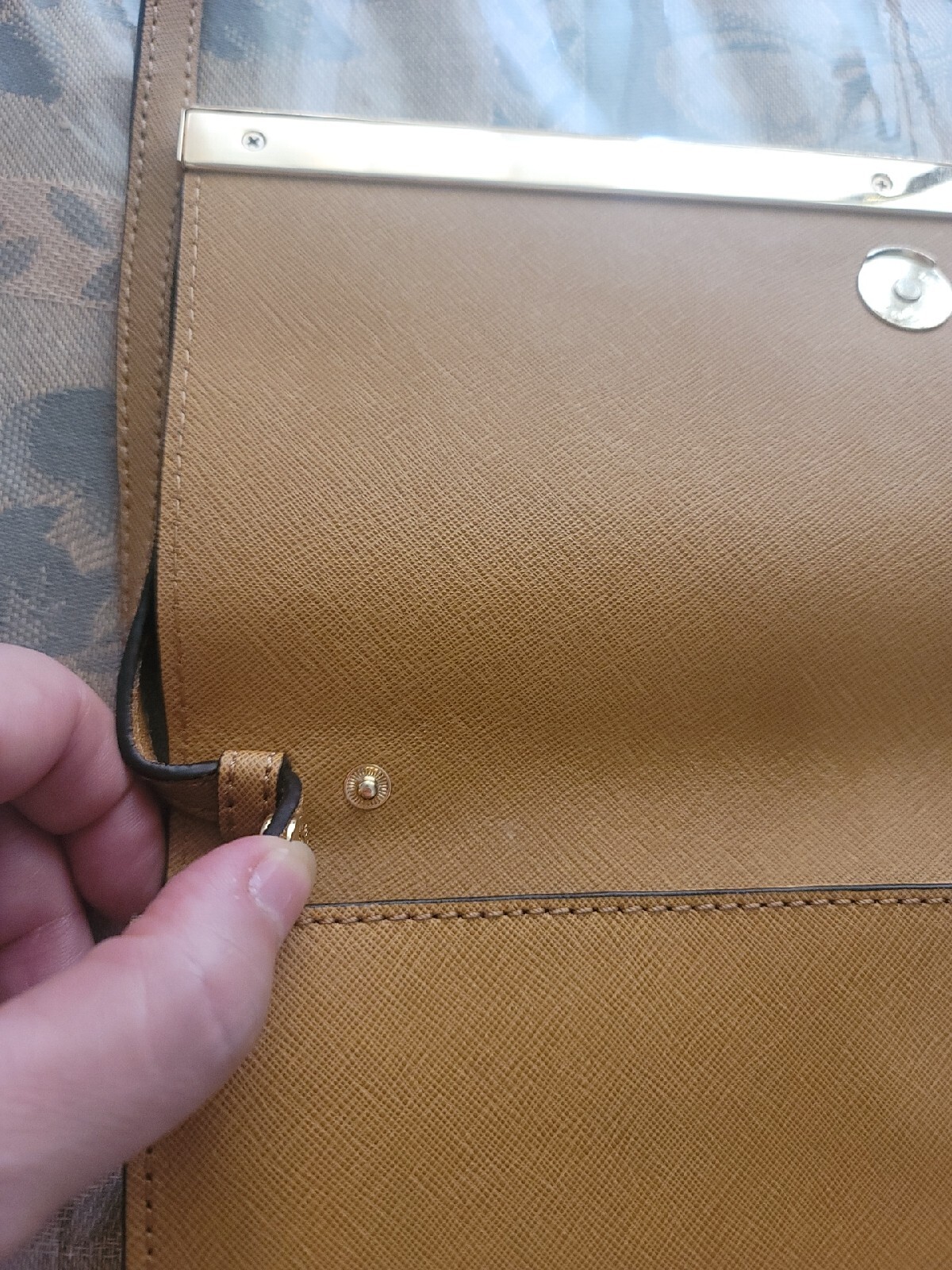 Michael Kors Leather Clutch Shoulder Bag Purse -see descriptions
