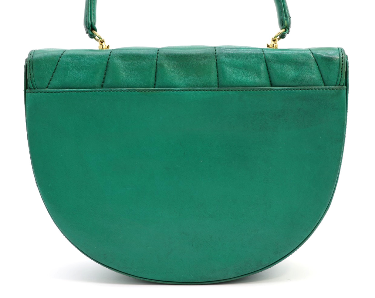 TIFFANY & CO. Vintage 2Way Lambskin Chain Shoulder Bag Tiffany Blue Authentic