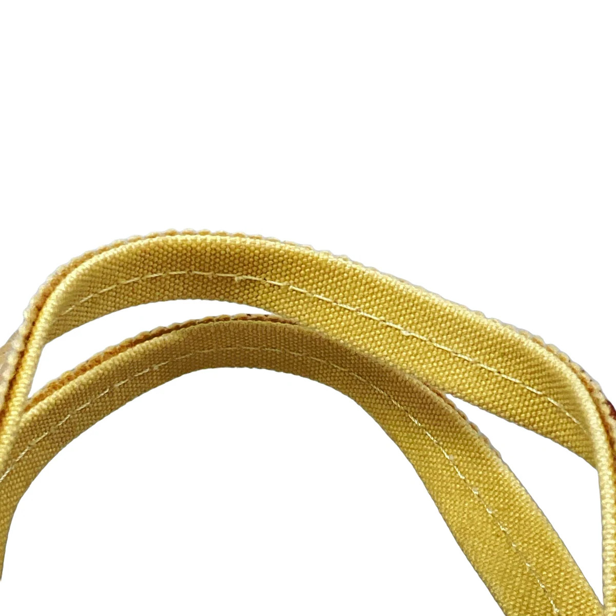 vanessa bruno Kabus XS Yellow Gold Canvas Tote Bag