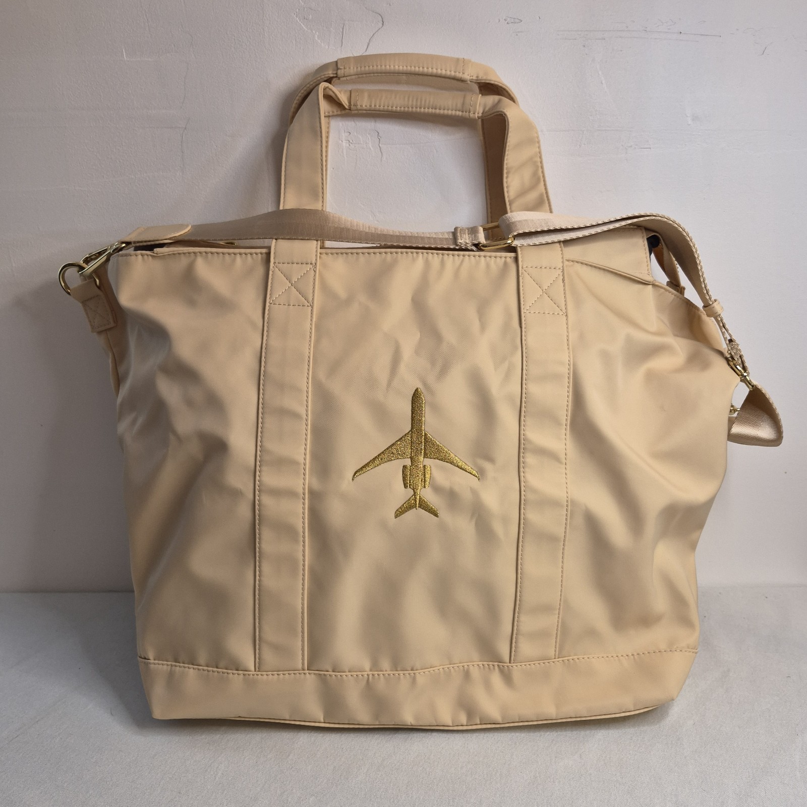 Stoney Clover Lane Womens Sand Mini Tote Customized Nylon Gold Hardware