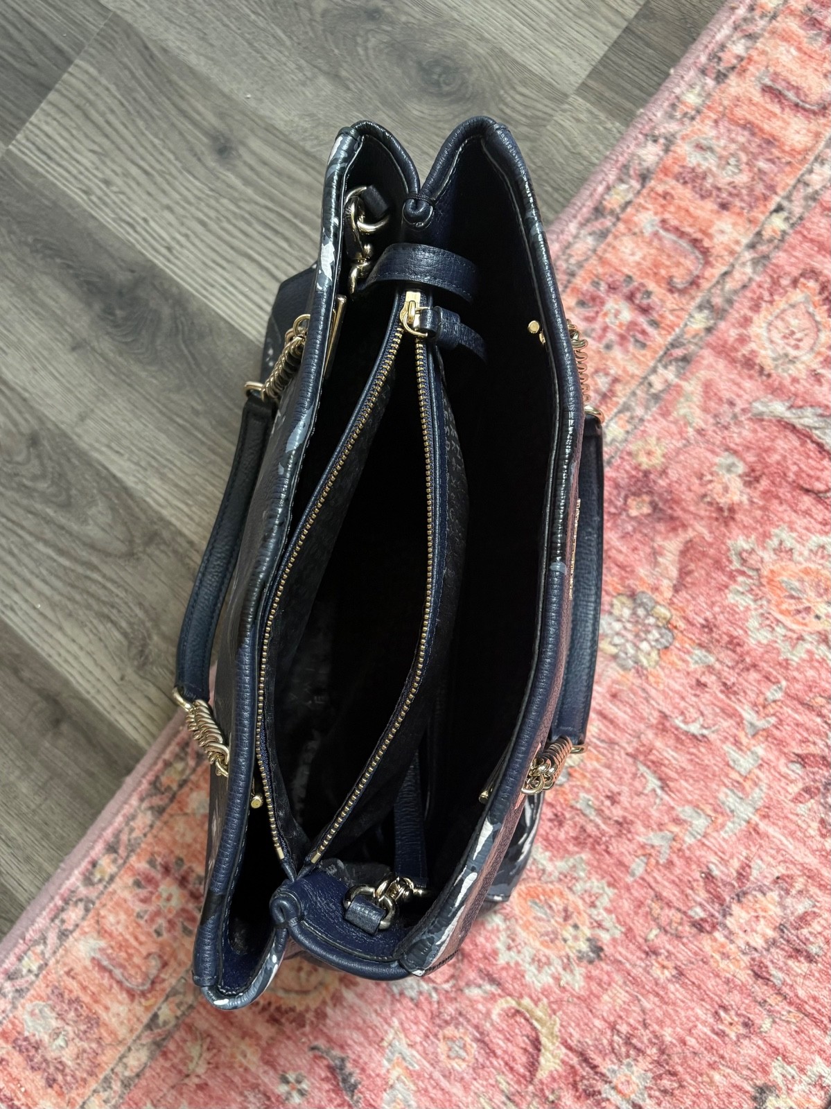 Kate Spade | Briar Lane Night Rose Floral | Leather Shoulder Crossbody Bag