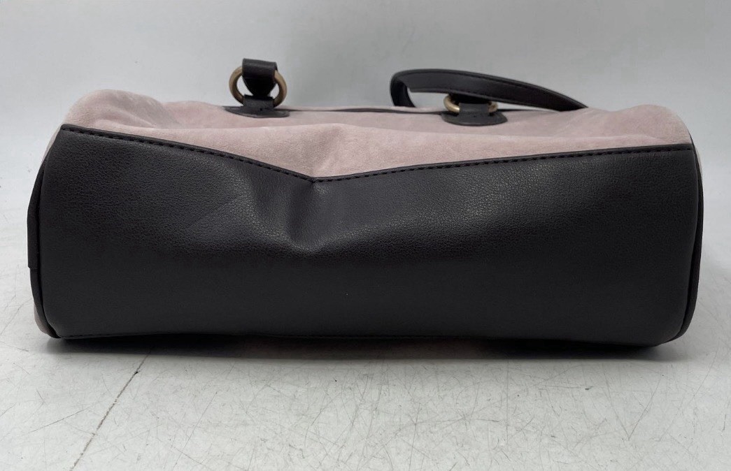 Juicy Couture Pink/Black Logo Satchel Top Handle, Zip, New with Tags