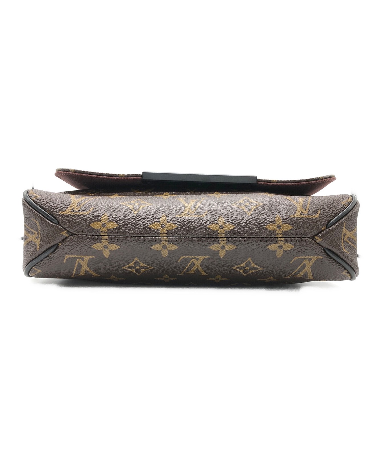 Louis Vuitton District M40935 Coated Canvas Brown Bag #TFB1467