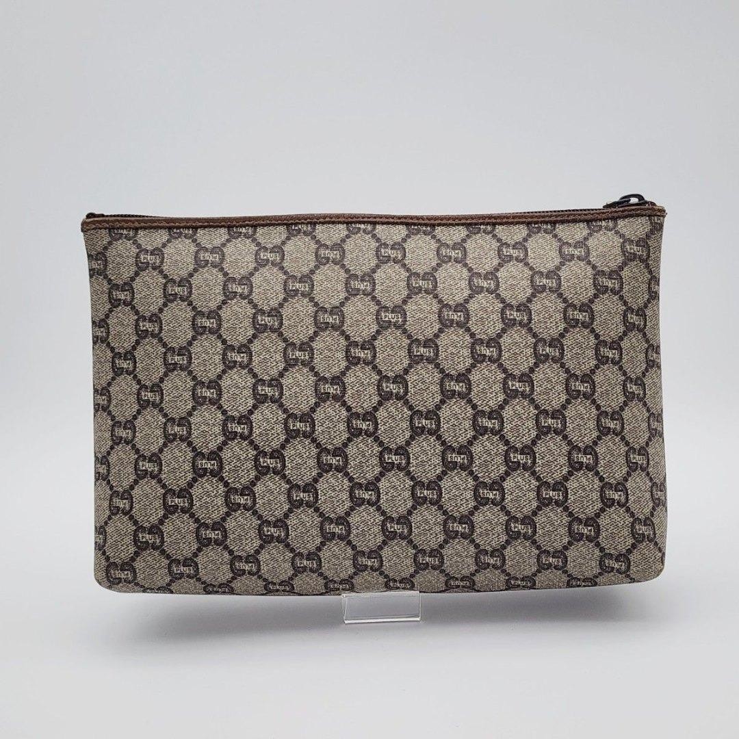 Gucci Plus Old Gucci Pouch Brown from JAPAN