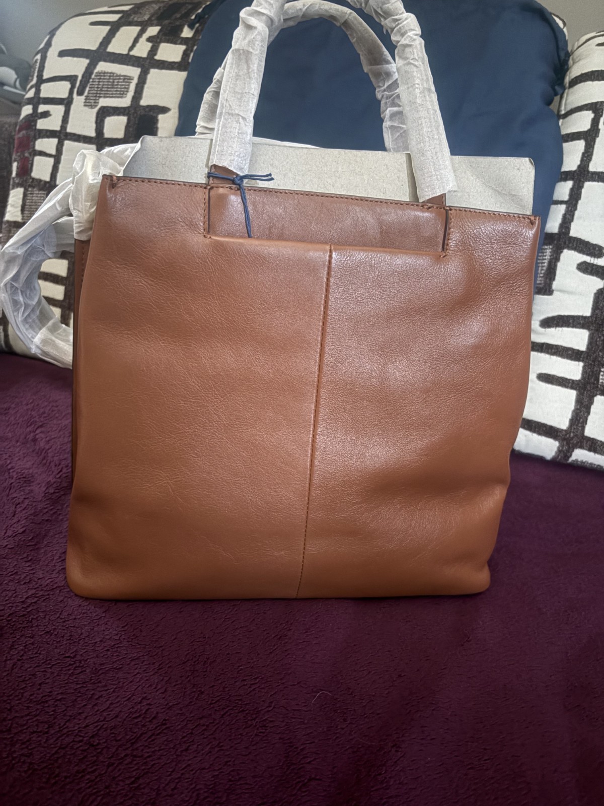 Cole Haan Leather Bucket Bag – Grand Series – British Tan – NWT (New With Tags)