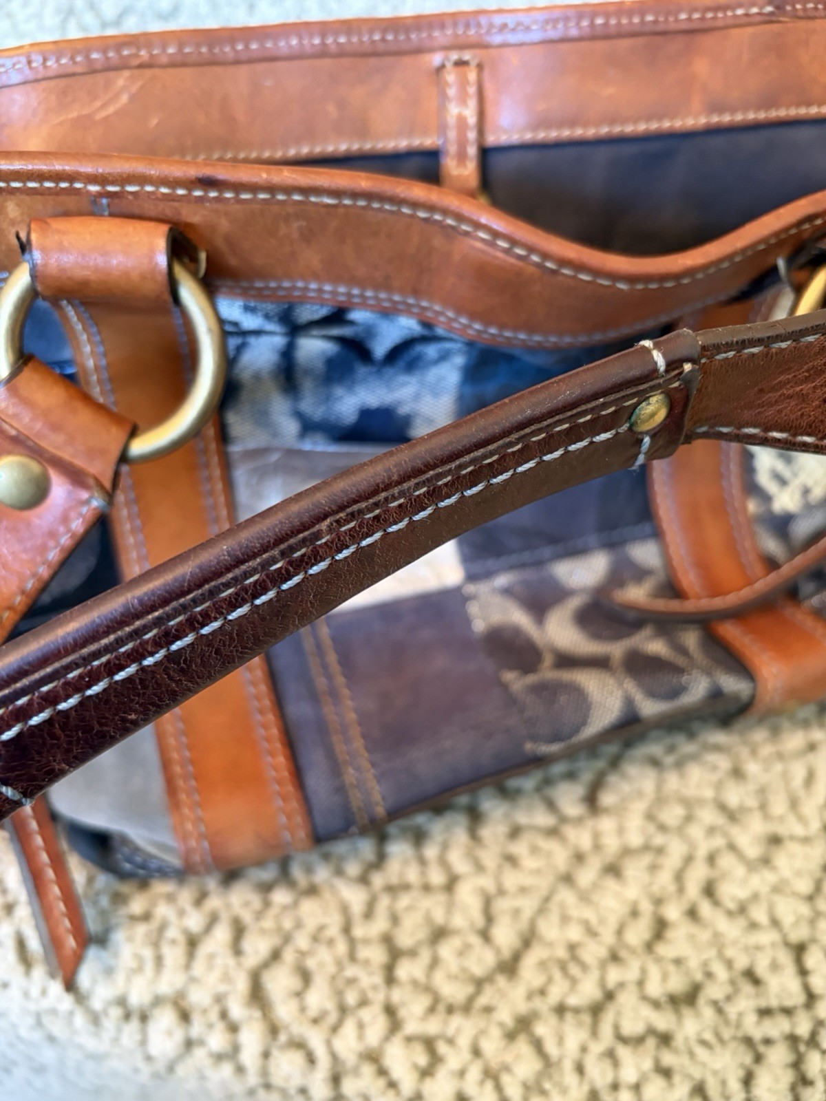 Coach Vintage Patchwork Medium Tote Bag BO6S-10002