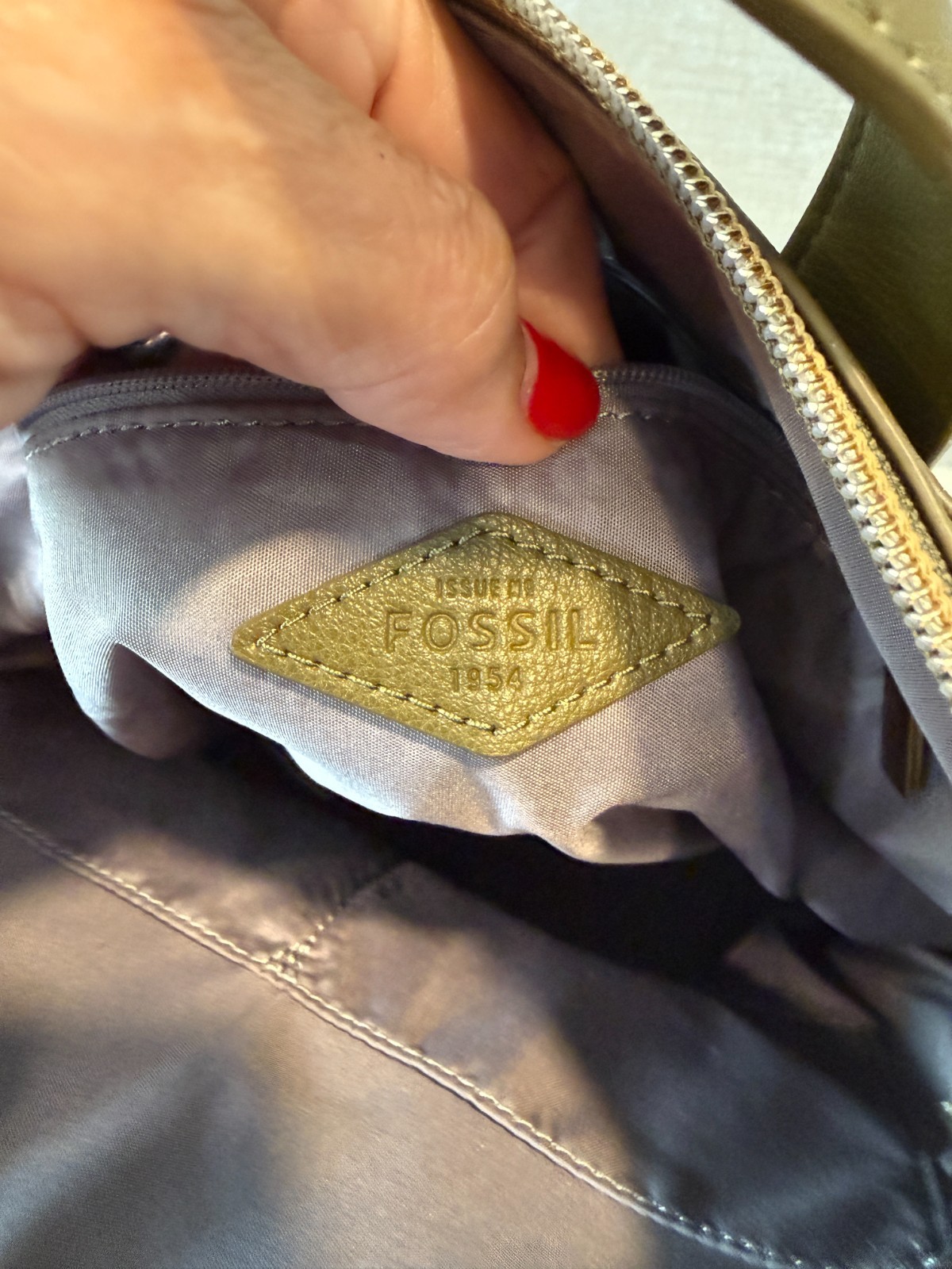 Fossil Man Made Material Convertible Backpack Purse/Tote SHB2827 Green