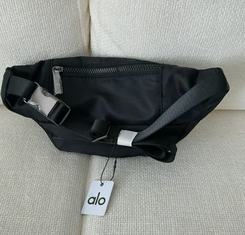 Alo Yoga Explorer Belt Bag – Black – Fanny Pack Crossbody Waist Pack – NWT