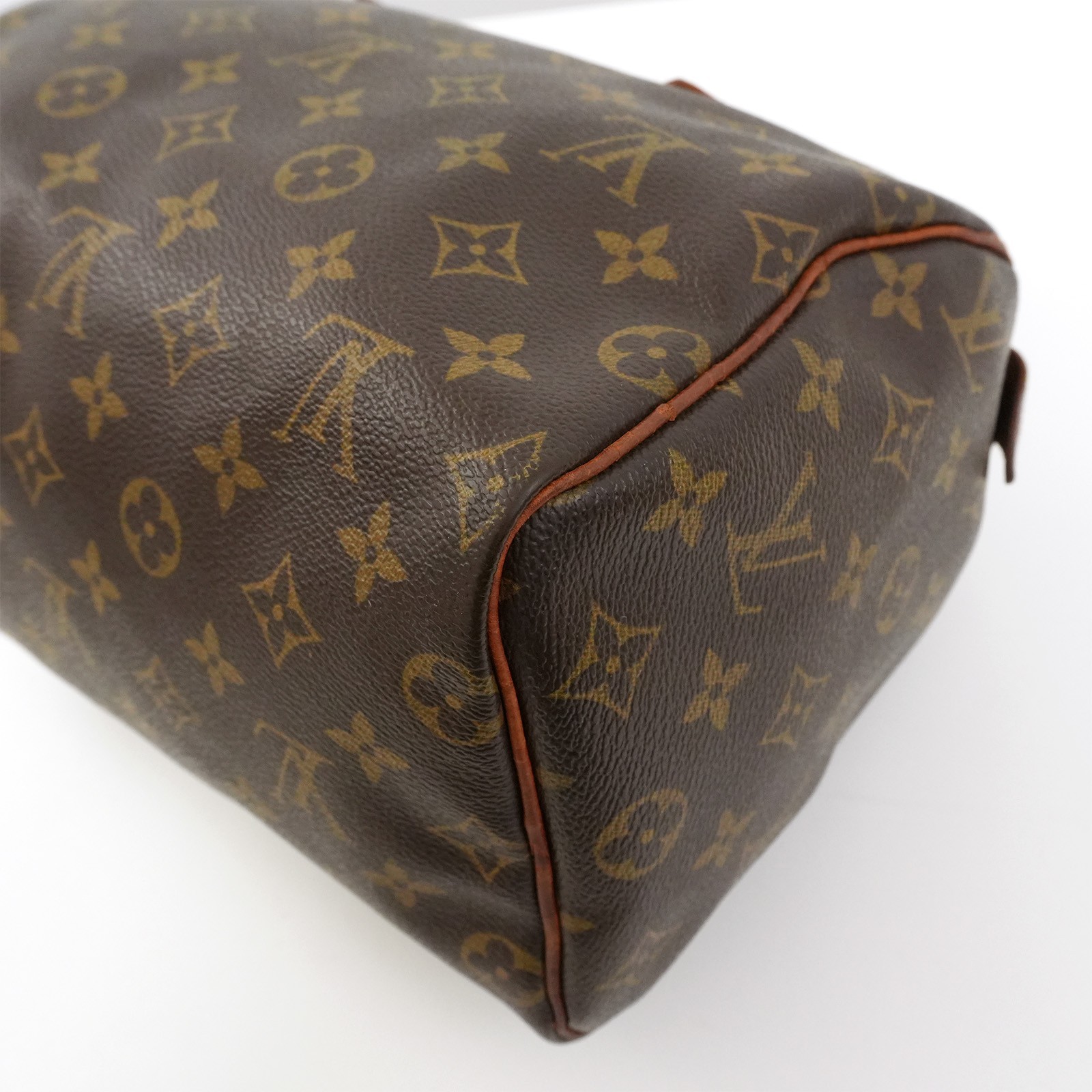 LOUIS VUITTON LV Monogram Speedy 25 M41528 Hand Bag TH0093 WZLU Auth #57805A