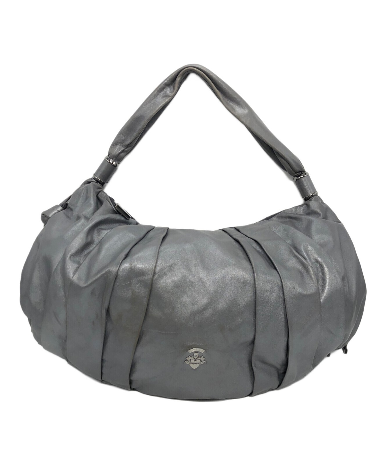 BALLY One Shoulder Bag Gray From Japan Y2K