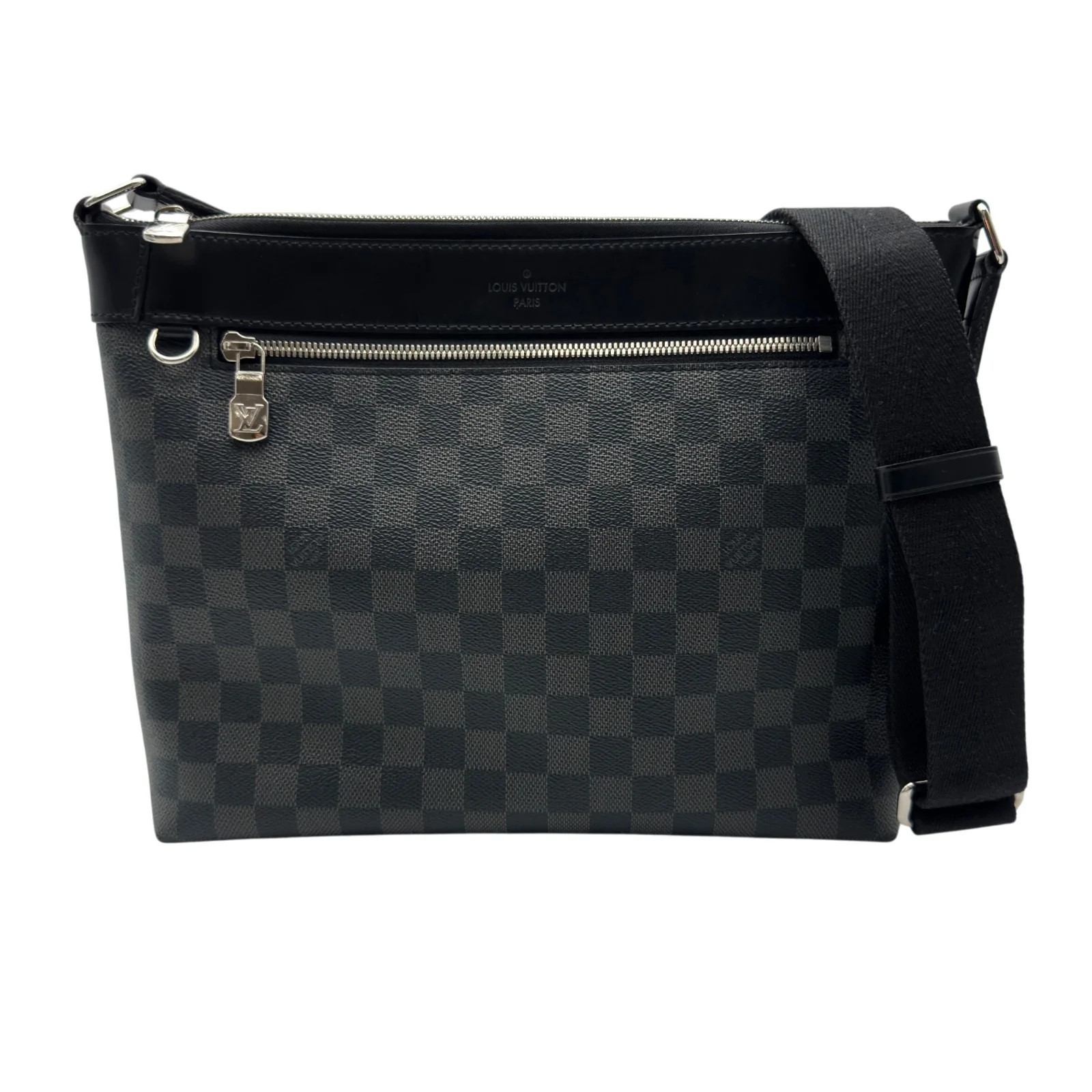 LOUIS VUITTON Mick PM Black Damier Shoulder Bag N40003 #OKB7107