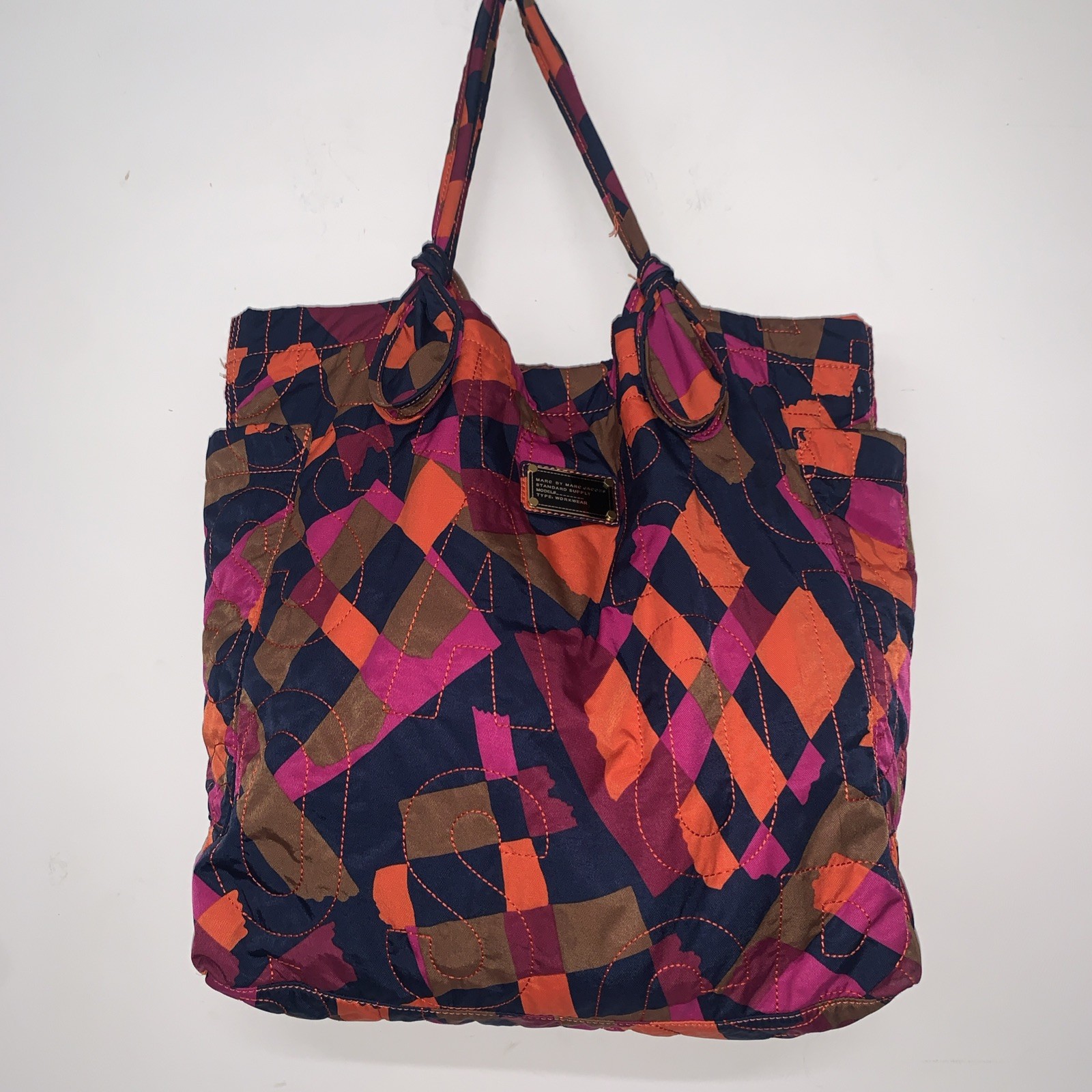 MARC BY MARC JACOBS Workwear Quilted Handbag. Standard Supply Nylon XL Tote
