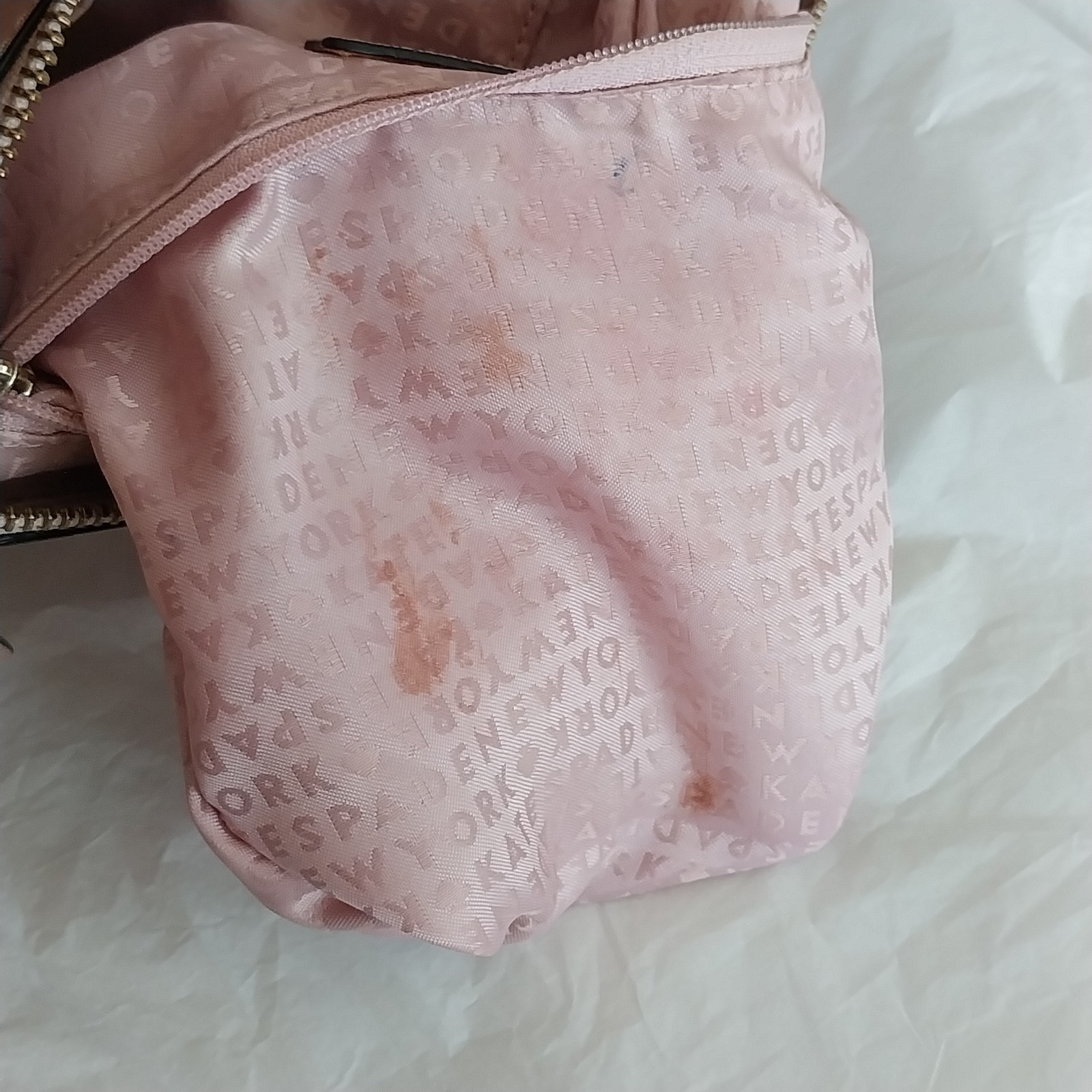 Kate Spade Laurel Way Rima Pink Leather Crossbody Bag Adjustable Strap Purse