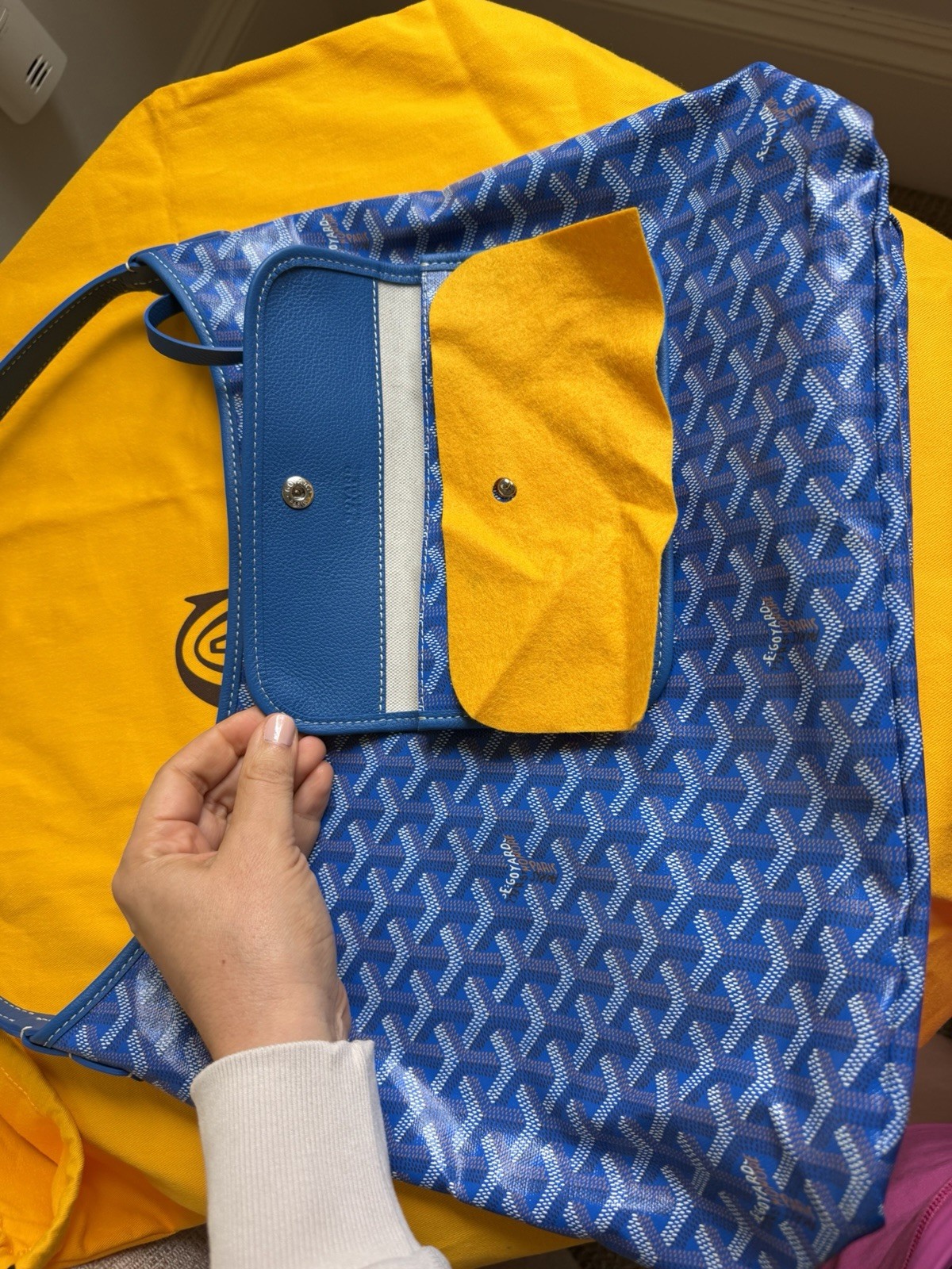 Goyard Boheme Shoulder Bag w/ Pouch, Zip Closure, new with tags