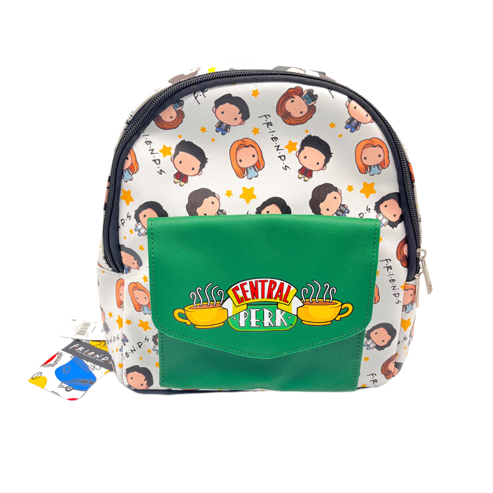 FRIENDS TV SHOW CENTRAL PERK 11″ Mini-Backpack Faux Leather Warner Bros. NWT