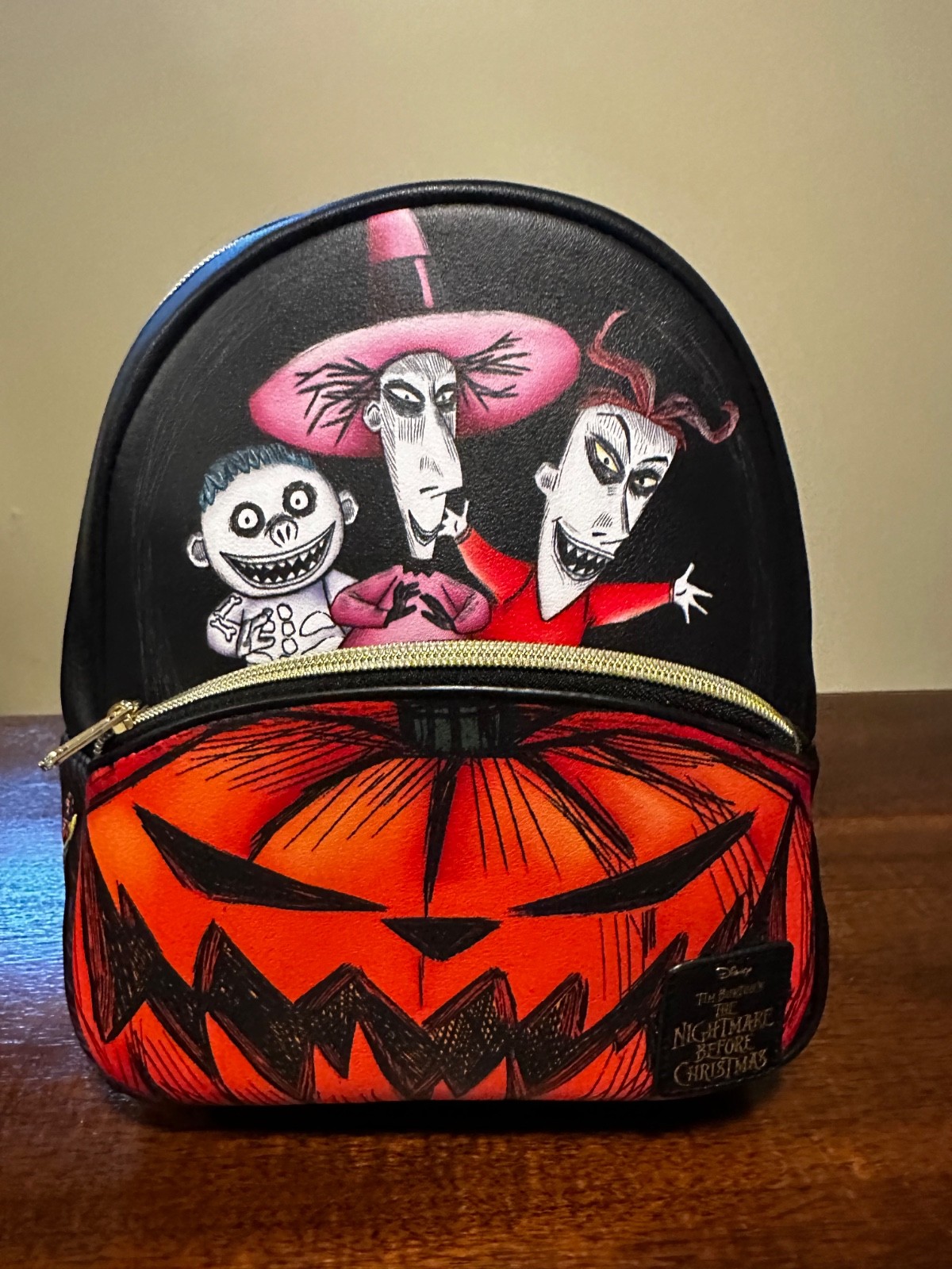 Loungefly Disney Nightmare Before Christmas Oogie’s kids Pumpkin Mini Backpack