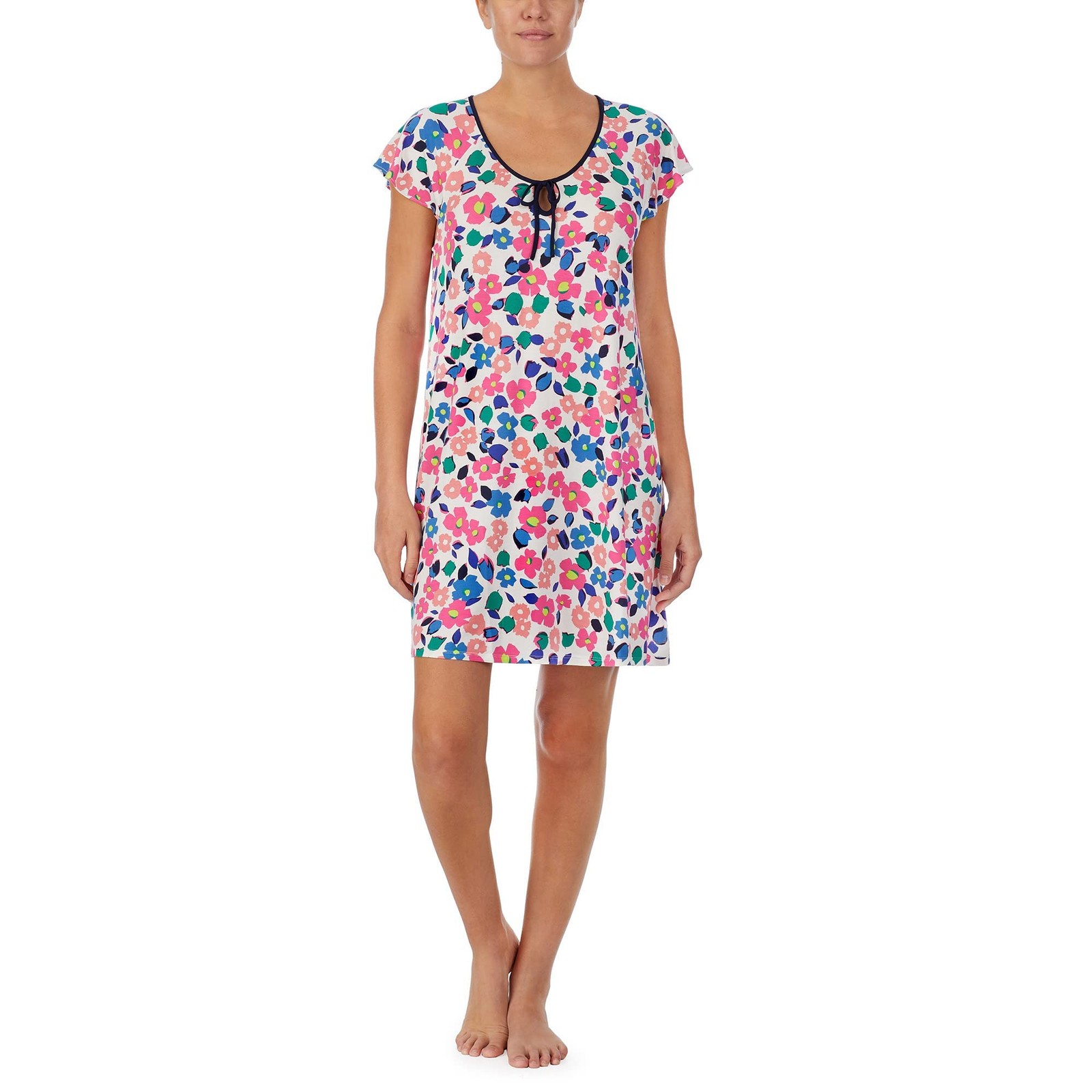 Kate Spade New York Fashion Short Sleeve Chemise Multi Size XS