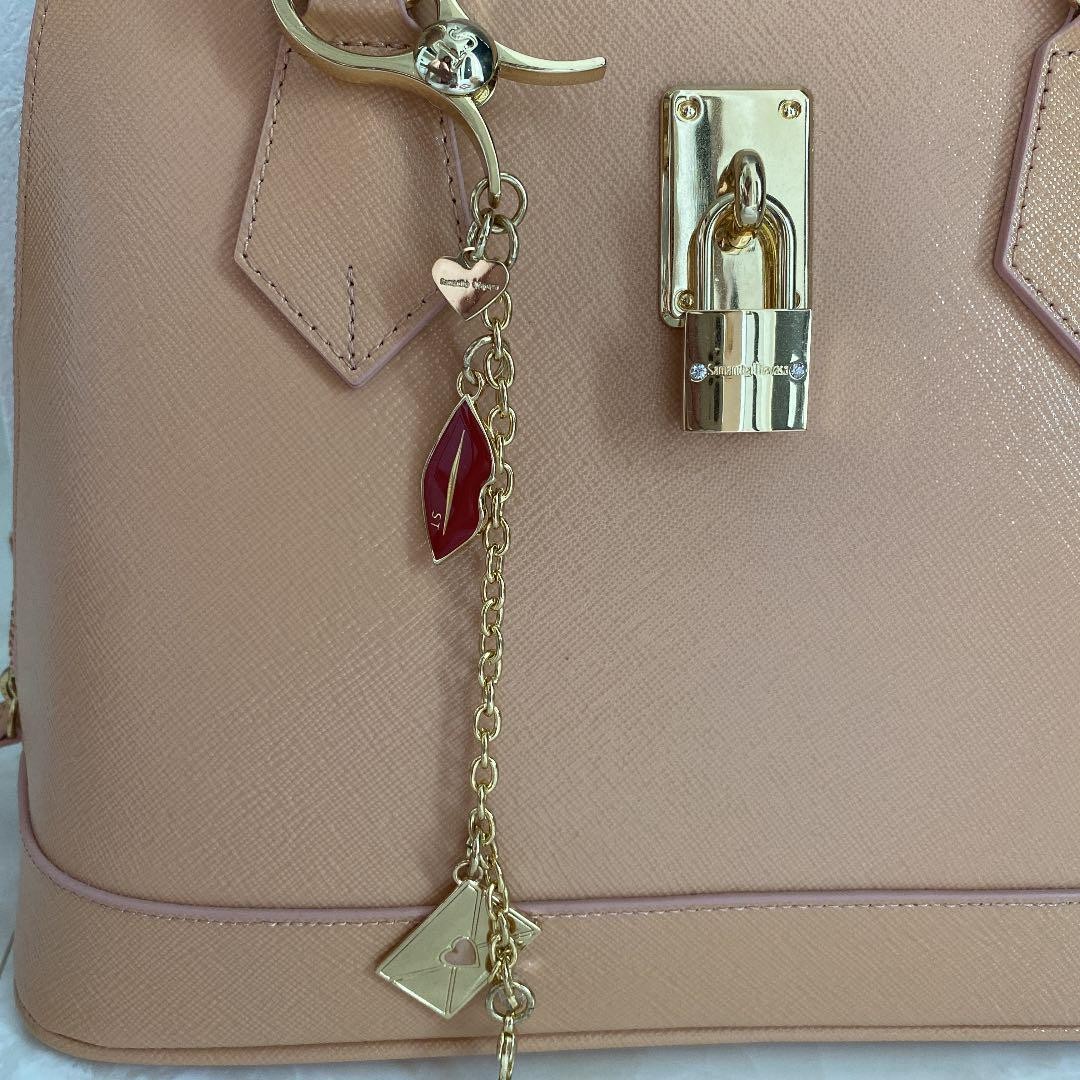 Samantha Thavasa Lady Azel Handbag Pink, Casual, Formal, Office Use