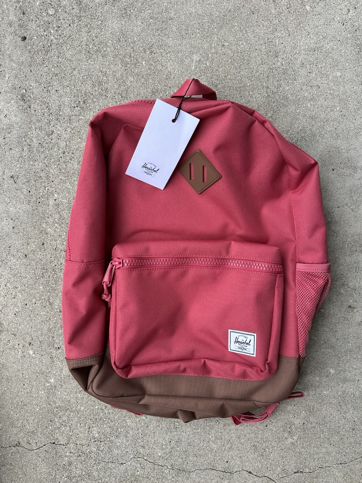 New Herschel Backpack Heritage Youth Brown Berry Pink