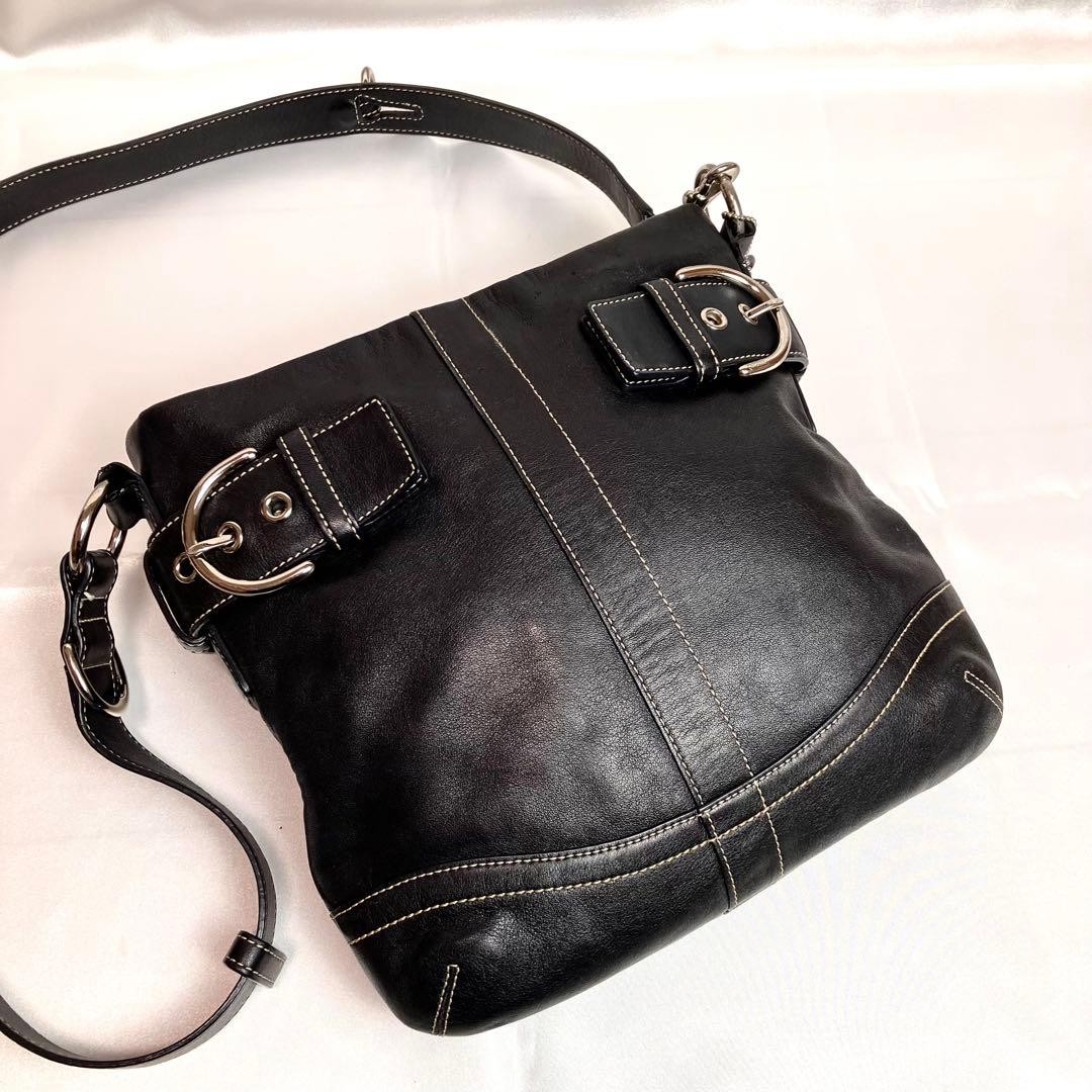 Excellent Condition Coach Shoulder Bag Soho y2k Belt Vintage 17a