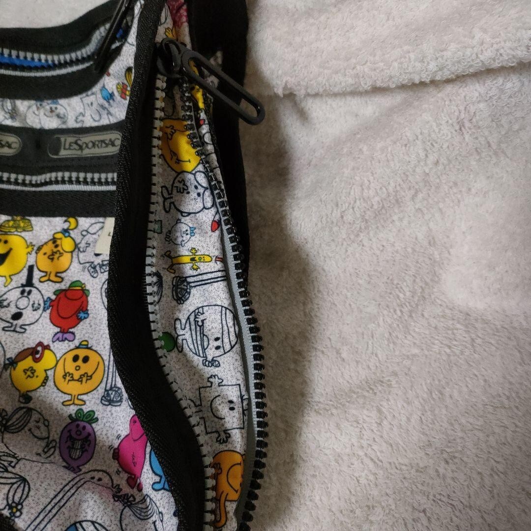 LeSportsac MR.MEN LITTLE MISS Shoulder Bag with Pouch W13.39 H 9.25 D5.5 in