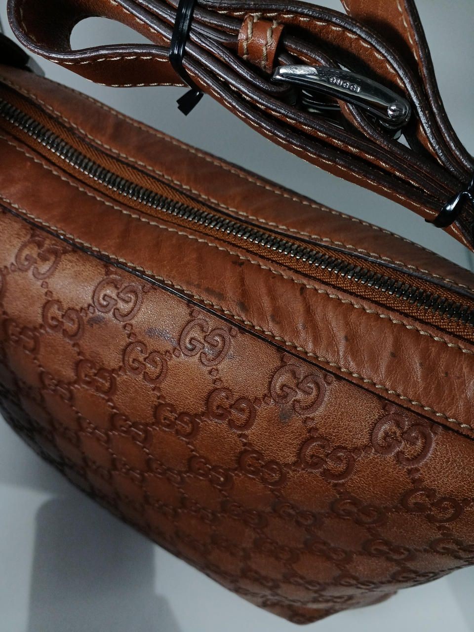GUCCI Guccissima Shoulder 148476 Used