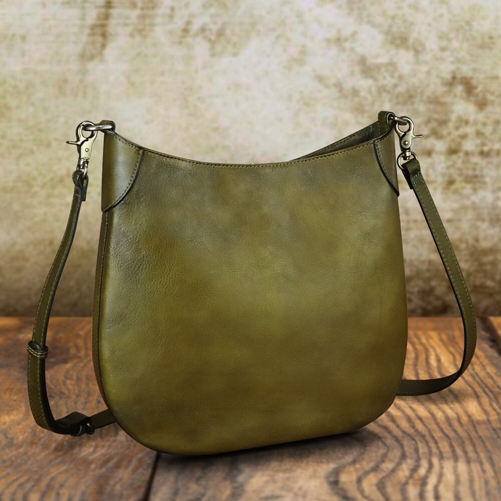 Genuine Leather Purses for Women Vintage Shoulder Bag Crossbody Tote Bag Satchel