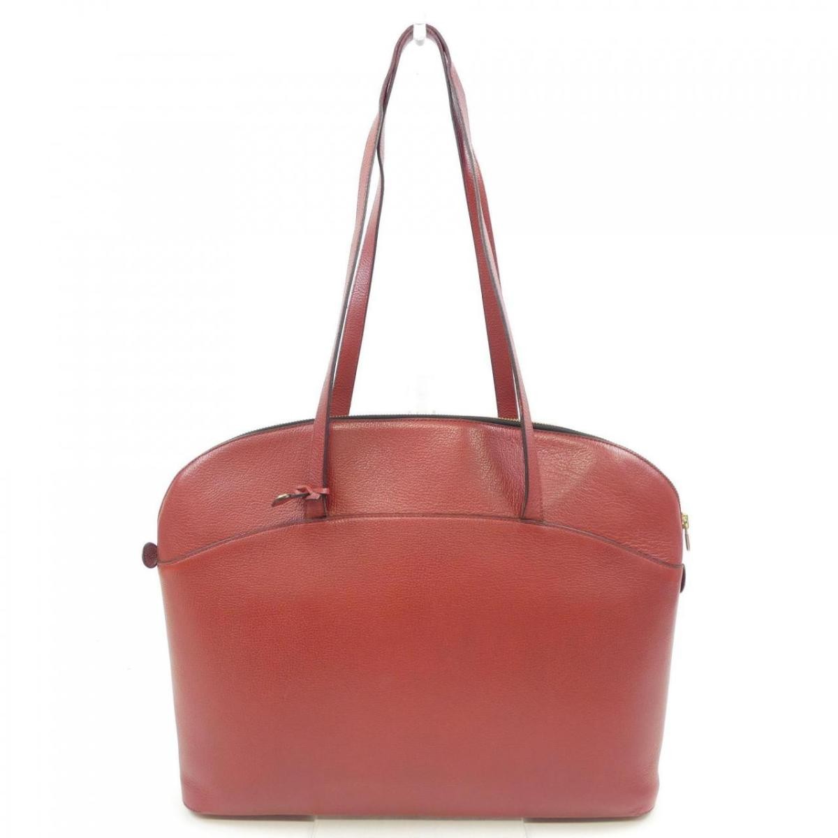 Delvaux Handbag Red type color for women w40.5cm h29.5cm d9.5cm Gold metal