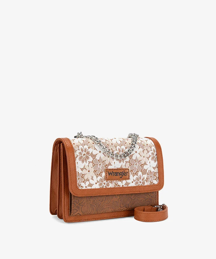 Wrangler Vintage Petal Floral Chain Shoulder Bag