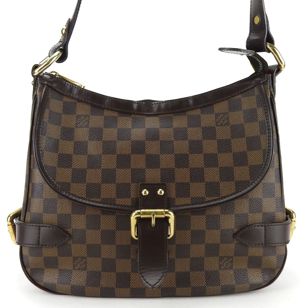 USED LOUIS VUITTON Handbag Highbury N51200 Damier Damier Brown Shoulder