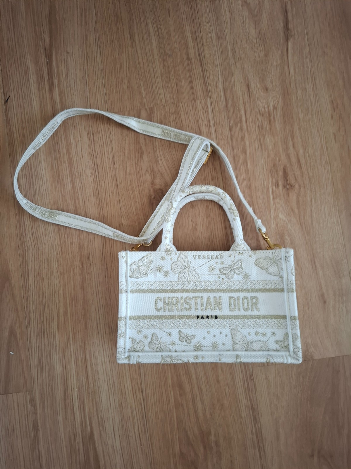 christian dior zodiac butterfly tote
