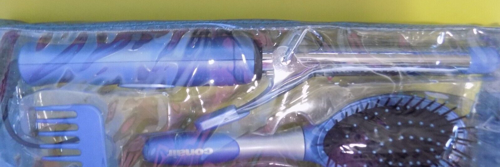 Vera Bradley Cosmetic/Stadium Bag & Conair (NEW) Curling Iron & Styling Set