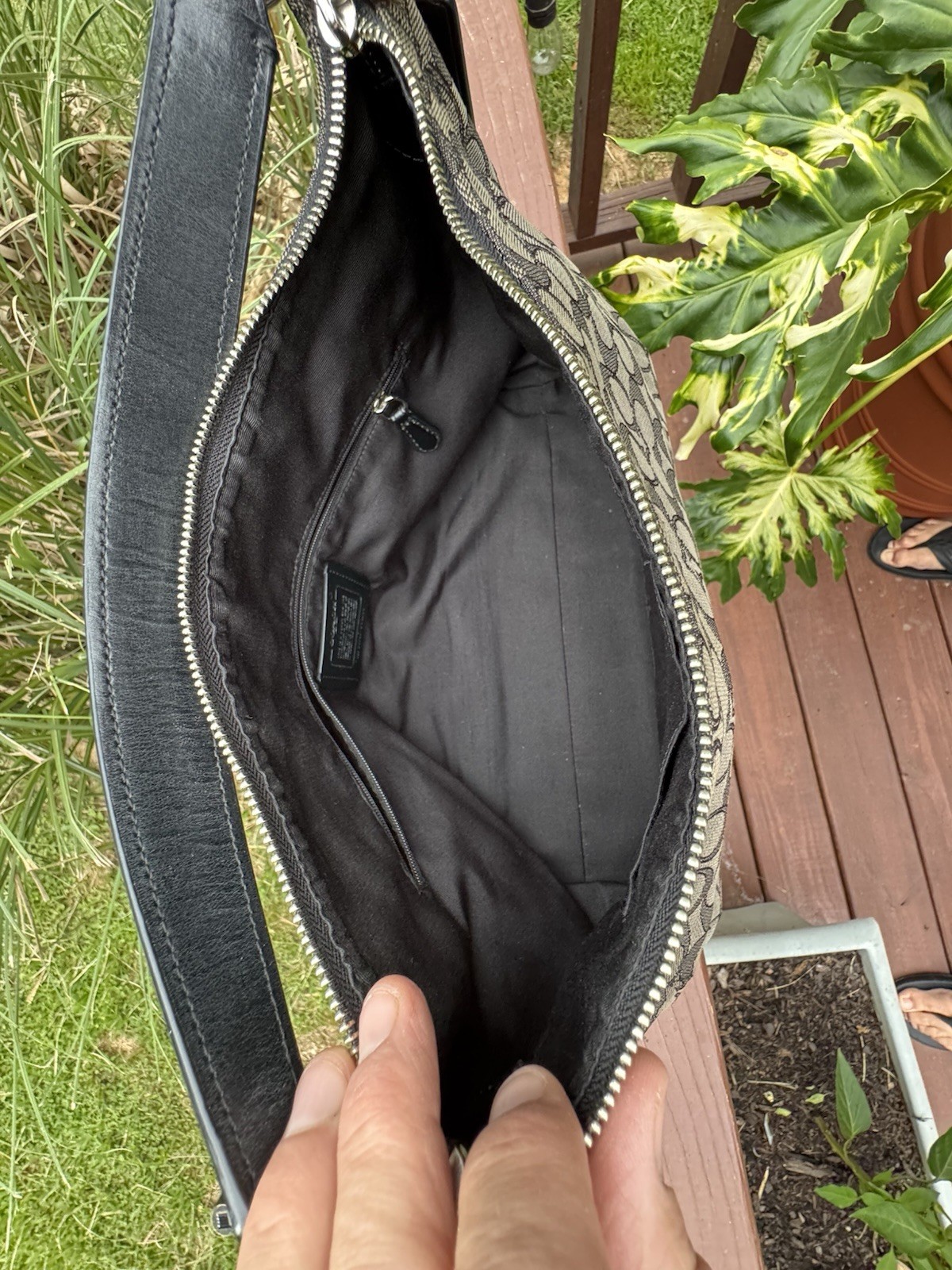 Coach Jacquard Celeste Convertible Hobo Bag F58284